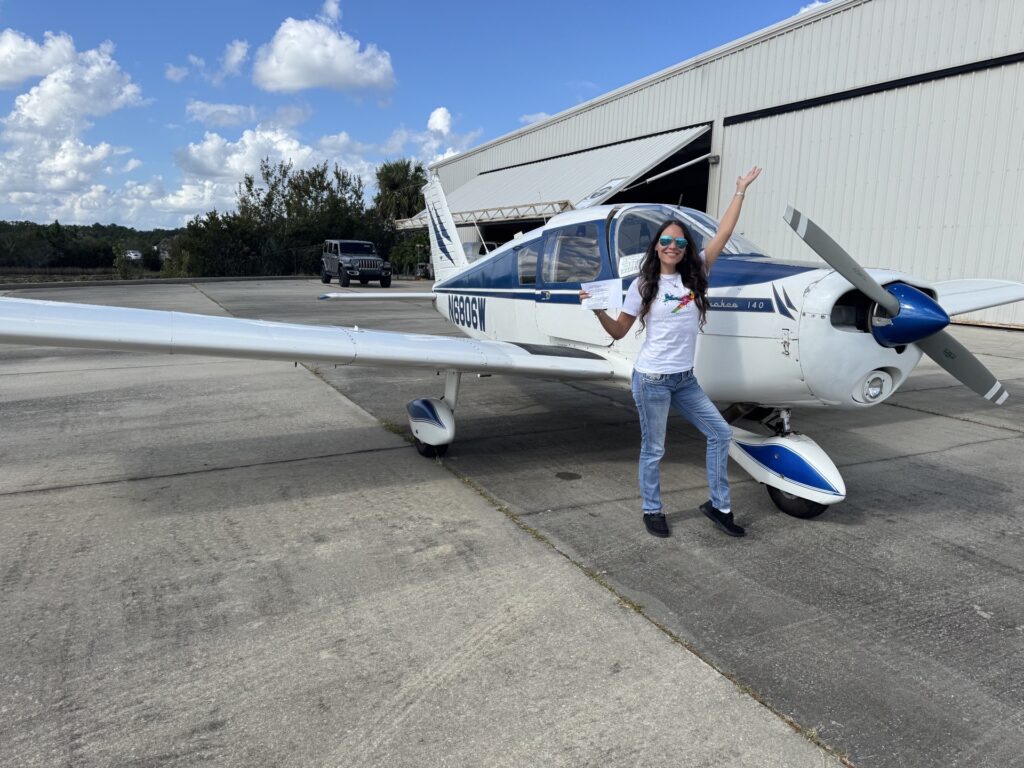 2025 FL FirstCoast new Private Pilot Rebecca Williams